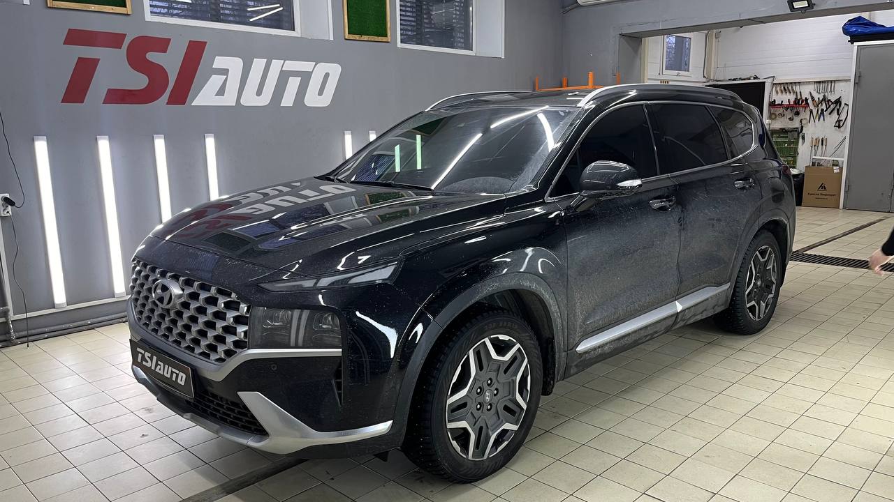 Hyundai Santa Fe шумоизоляция в пакете Комфорт