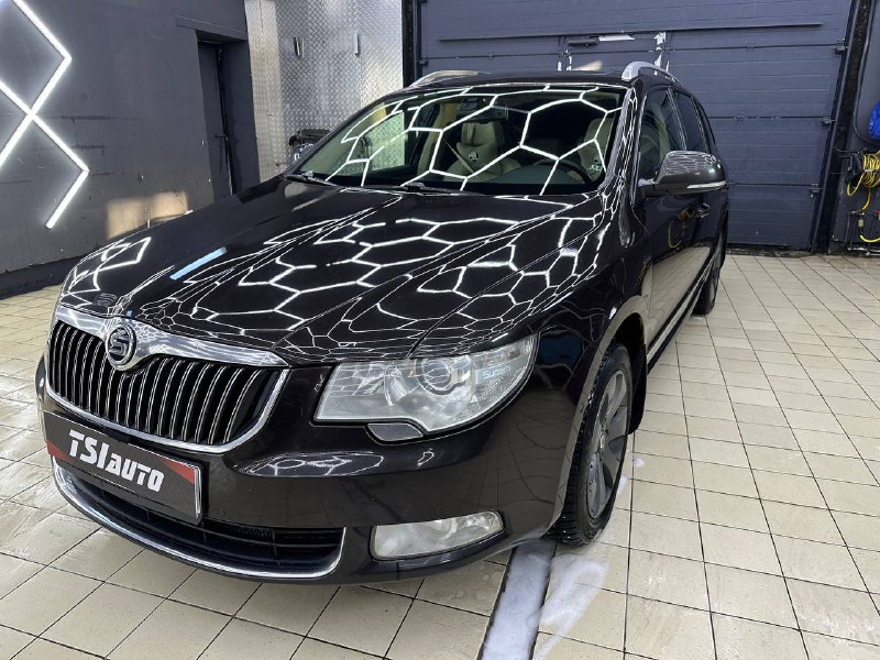 Химчистка салона Skoda Superb в Архангельске