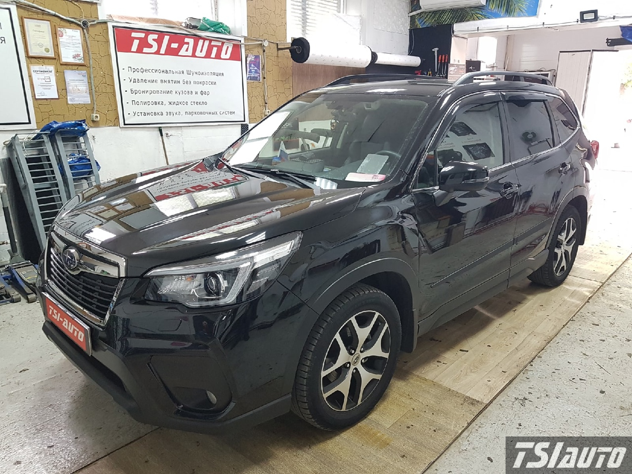 Правильная шумоизоляция Subaru Forester в Архангельске