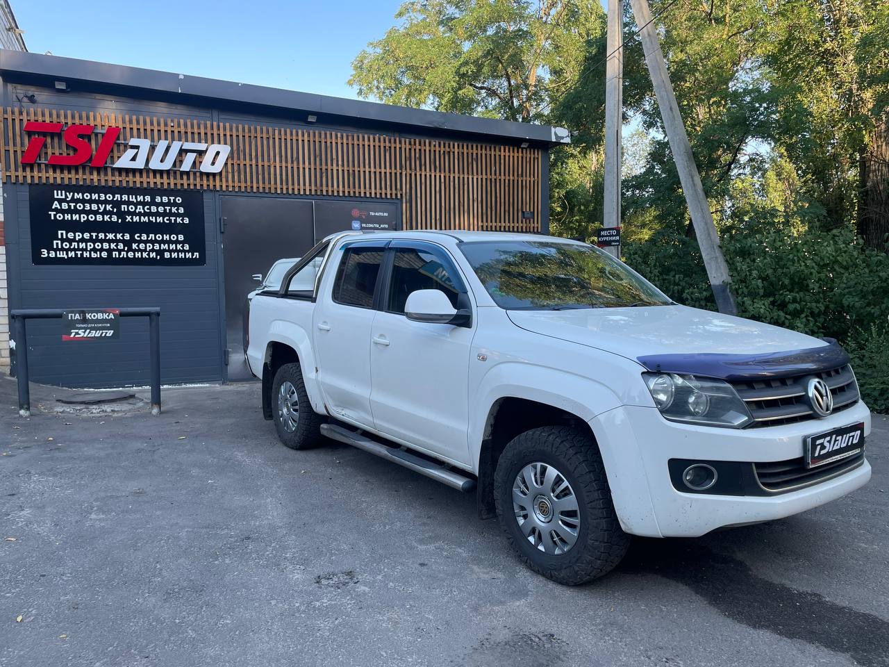 Volkswagen Amarok установка роллеты в Архангельске